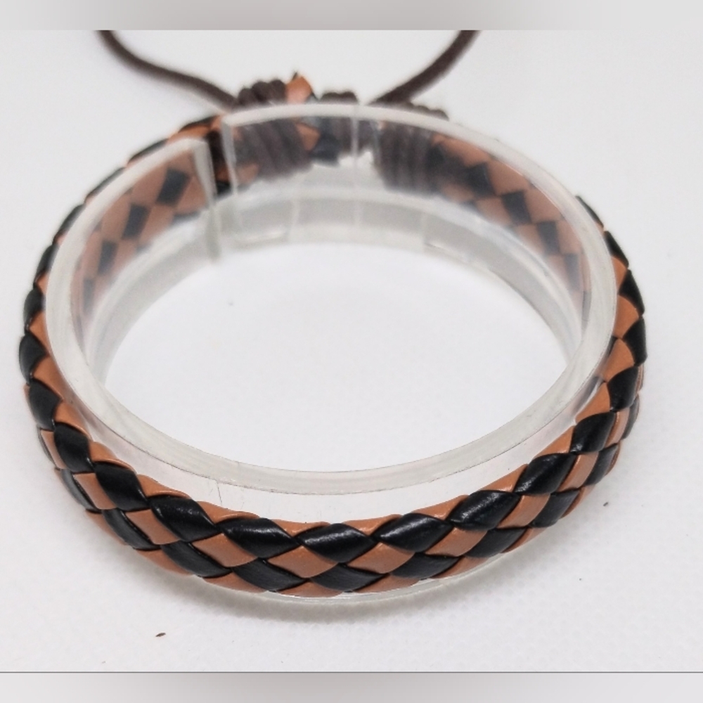Men's Bracelet Leather‎ Brown New f68